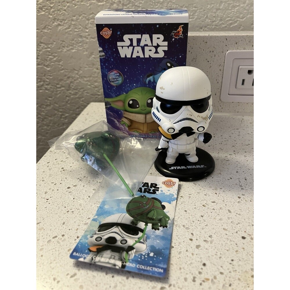 Cosbi Hot Toys Star Wars Sand trooper Balloon Bobble Head Figure IN HAND NEW